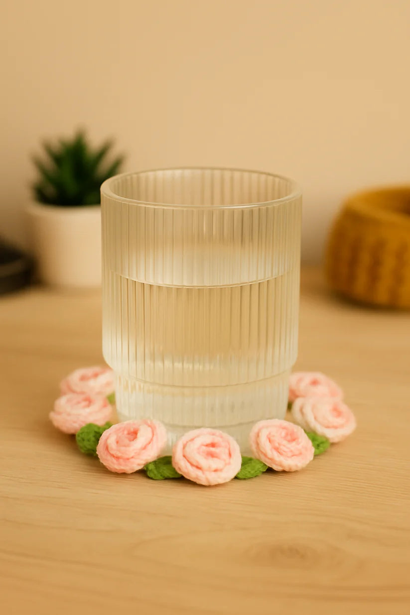 Handgehäkelter Blumentopf