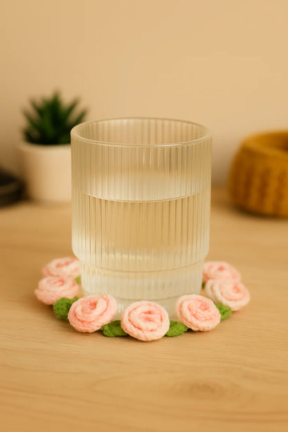 Handgehäkelter Blumentopf