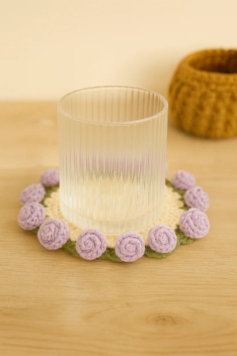 Handgehäkelter Blumentopf