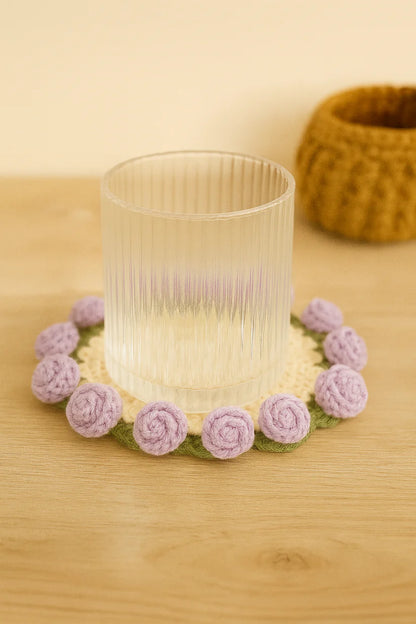 Handgehäkelter Blumentopf